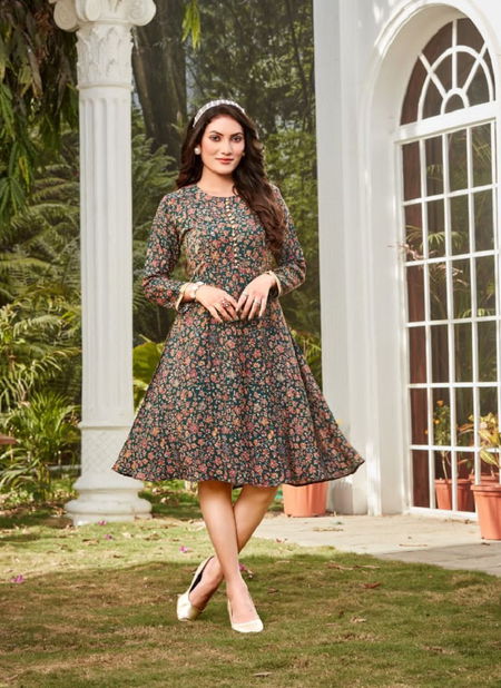 Dollar By Poonam Printed Party Wear Kurtis Catalog Catalog